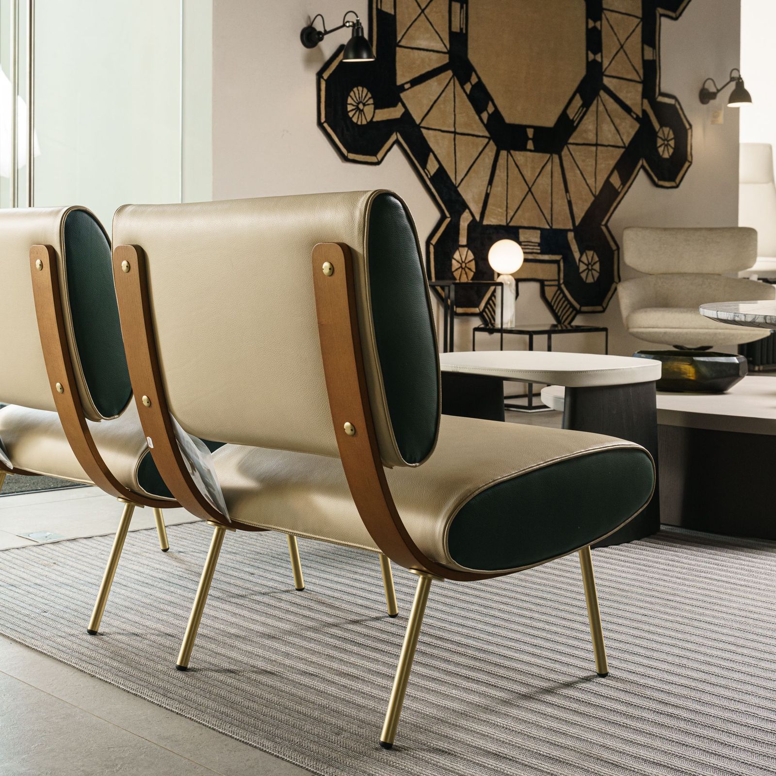 Molteni&C Кресло Round S1222/PD544 GIO PONTI от Molteni & C — в интерьере