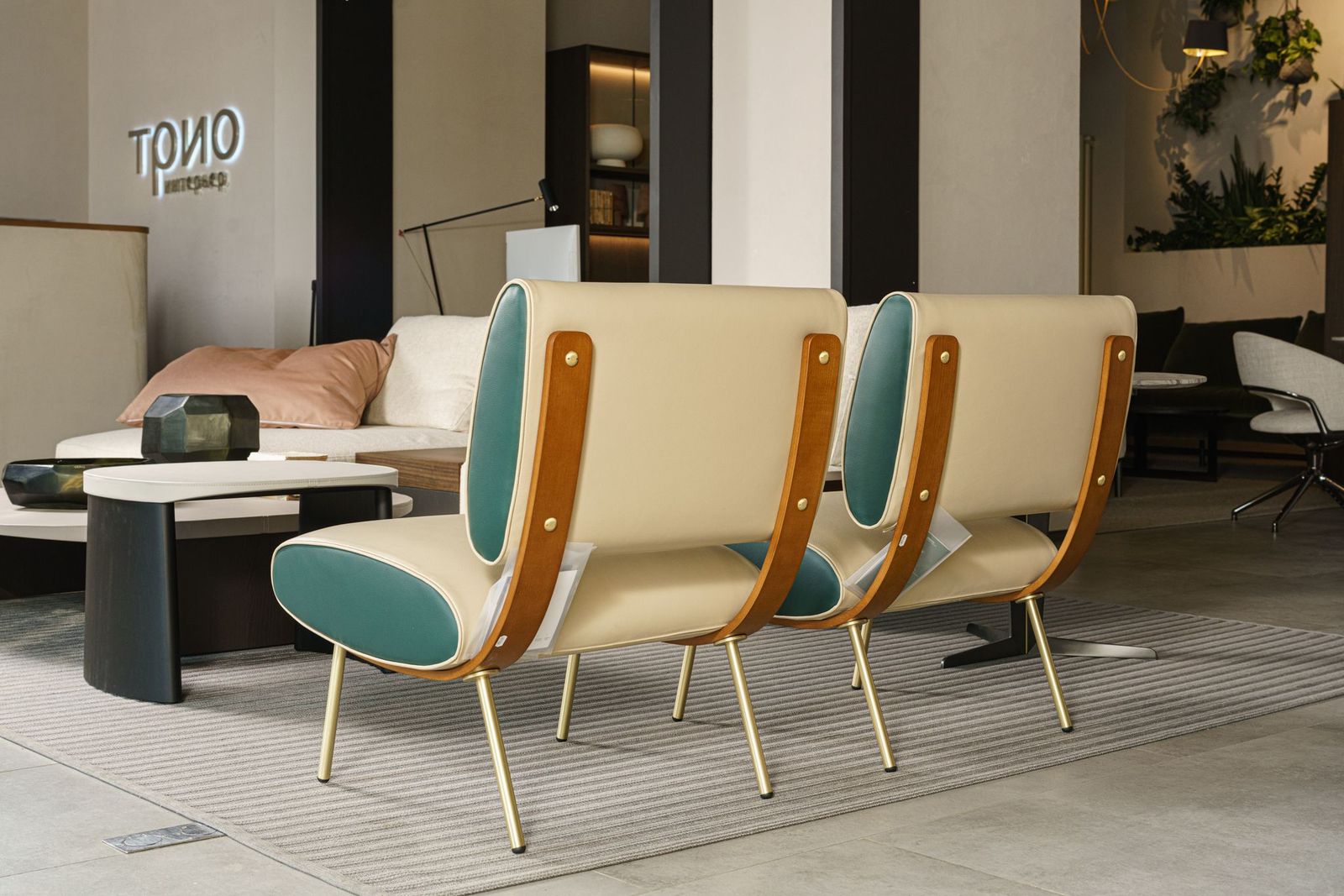 Molteni&C Кресло Round S1222/PD544 GIO PONTI от Molteni & C — в интерьере