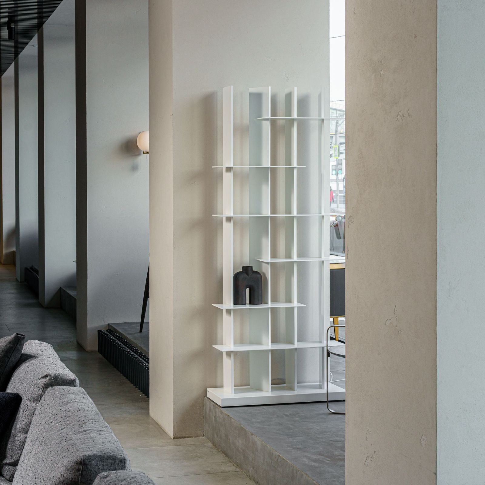 Flou Стеллаж с подсветкой CCLight White от Flou — в интерьере