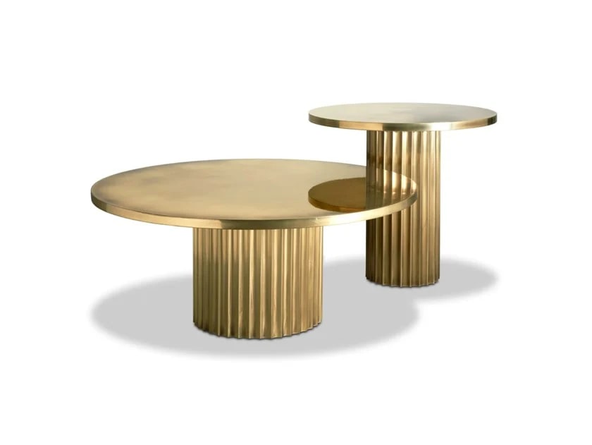 Baxter Журнальный столик Allure 50 Antiqued polished brass от Baxter
