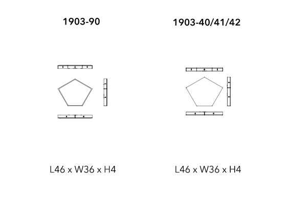 Penta Бра Tile 1903 от Penta