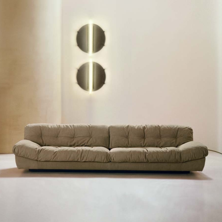 Baxter Диван двухместный Milano Nabuck Lava от Baxter — в интерьере