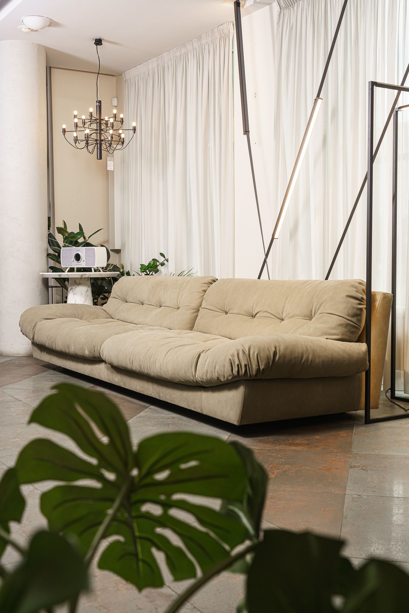 Baxter Диван трехместный Milano Kashmir Mimetique от Baxter — в интерьере