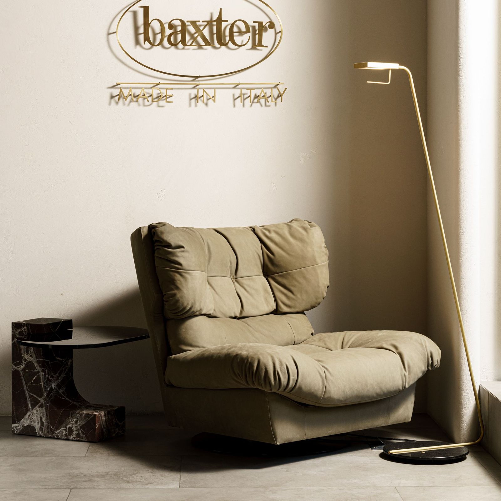 Baxter Кресло Milano Kashmir Mimetique от Baxter — в интерьере