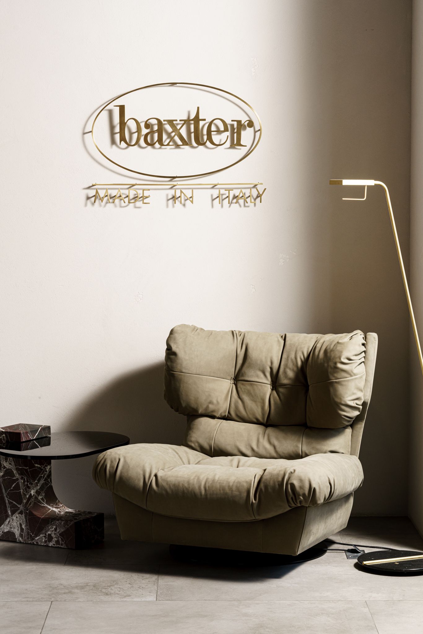 Baxter Кресло Milano Kashmir Mimetique от Baxter — в интерьере