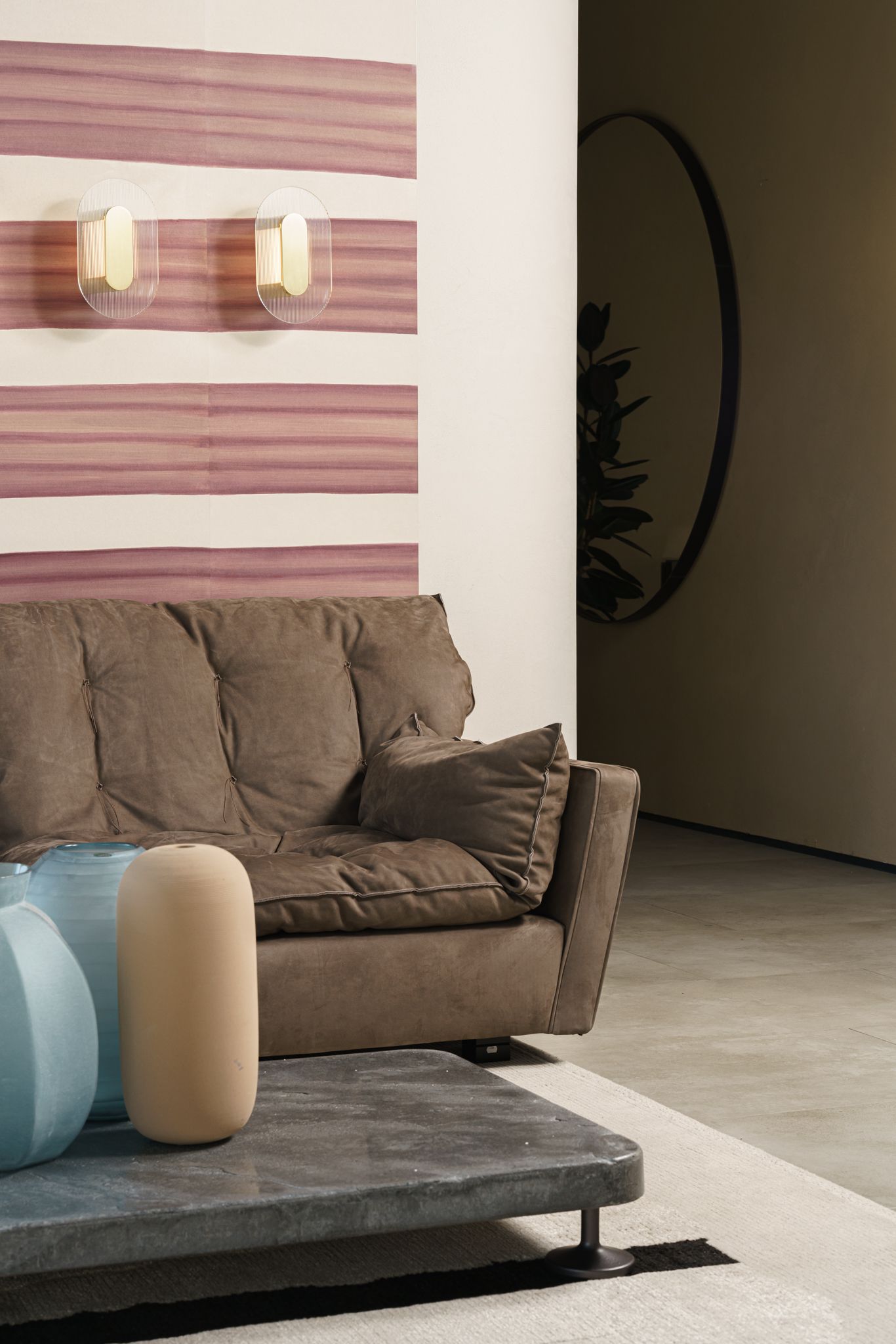 Baxter Диван трехместный Sorrento Kashmir Boue от Baxter — в интерьере