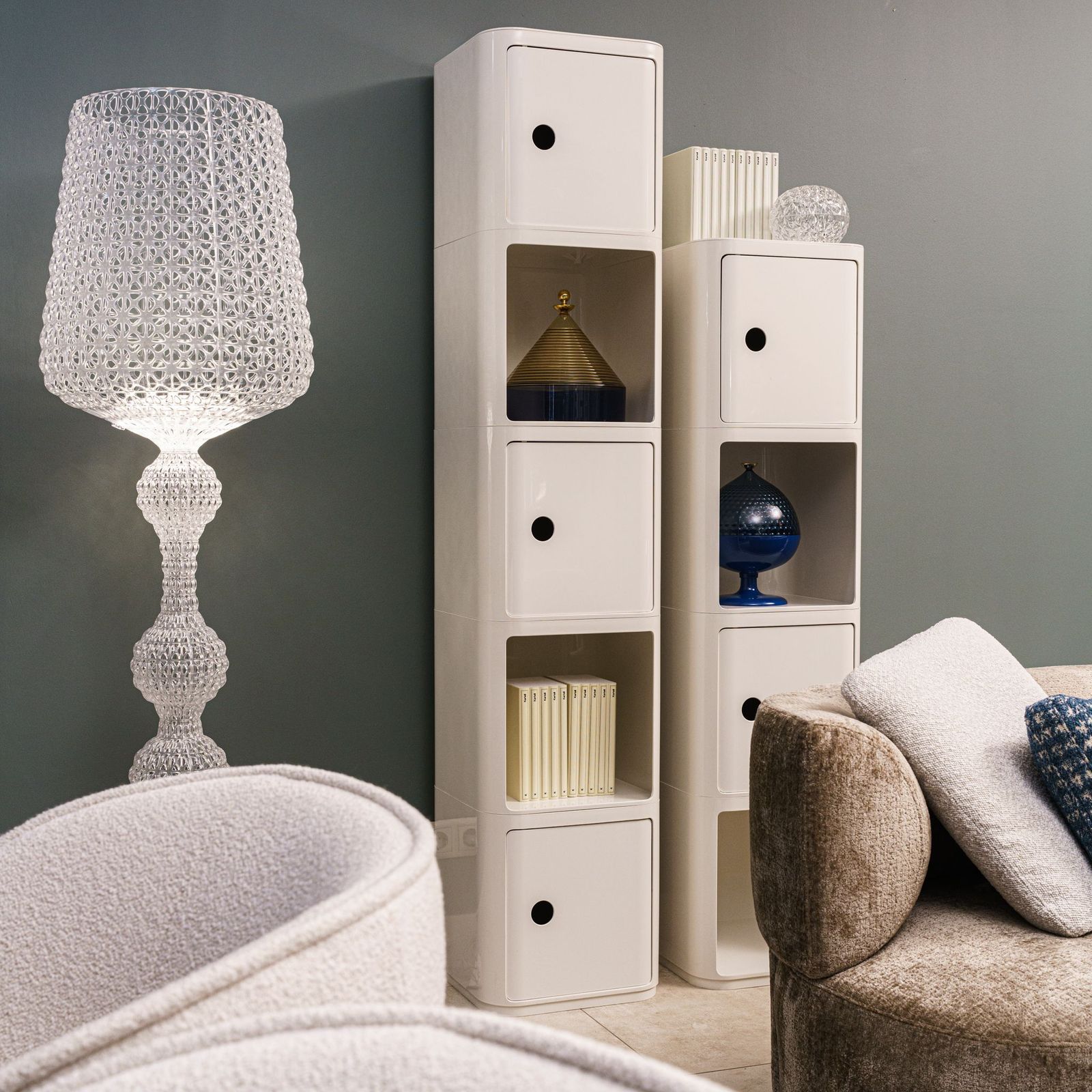 Kartell Стеллаж модульный High Square от Kartell — в интерьере