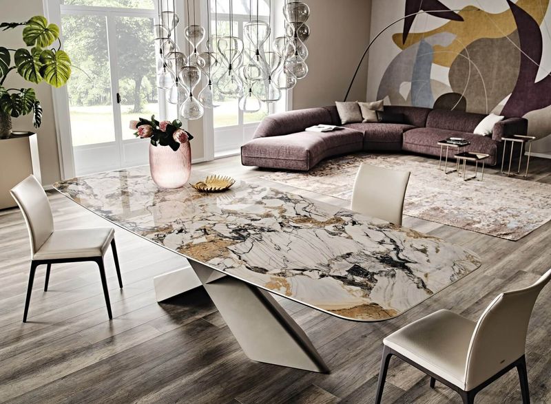 Cattelan Italia Стул без подлокотников Arcadia pelle 948 lino/nero от Cattelan Italia