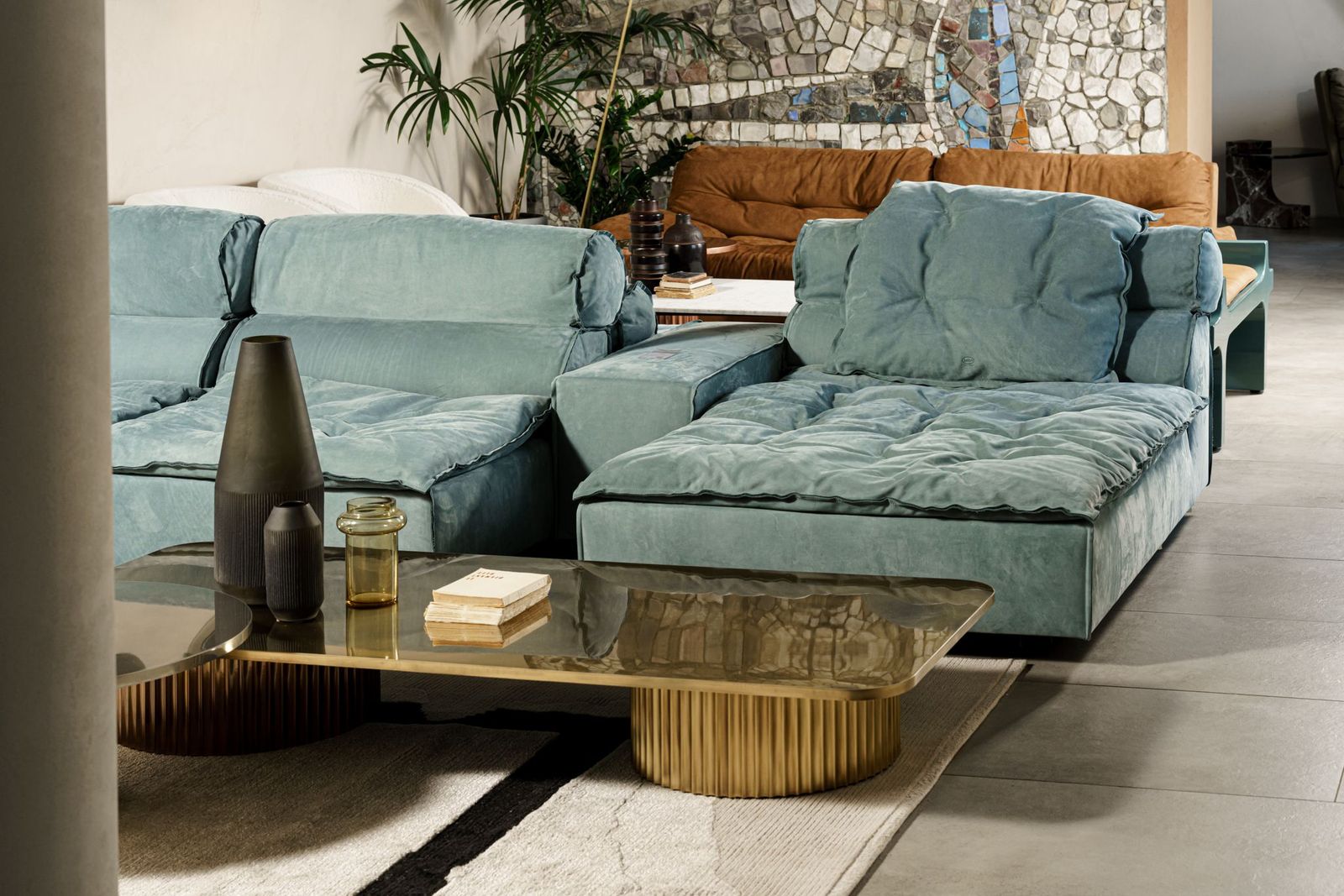 Baxter Модульный диван Miami Soft Kashmir Sucre от Baxter — в интерьере