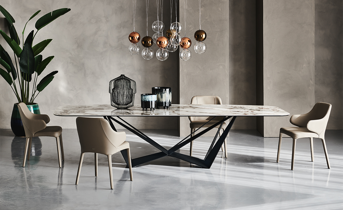 Cattelan Italia Стол Skorpio Keramik KM12 Breccia от Cattelan Italia — в интерьере