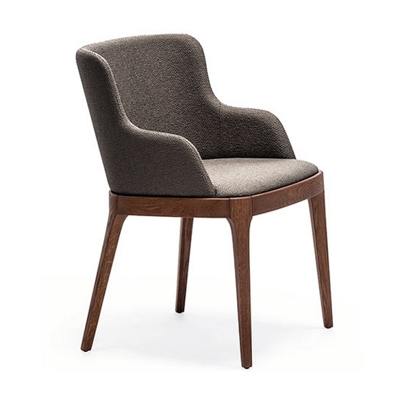 Cattelan Italia Стул Magda B noce Canaletto / tessuto B222 от Cattelan Italia