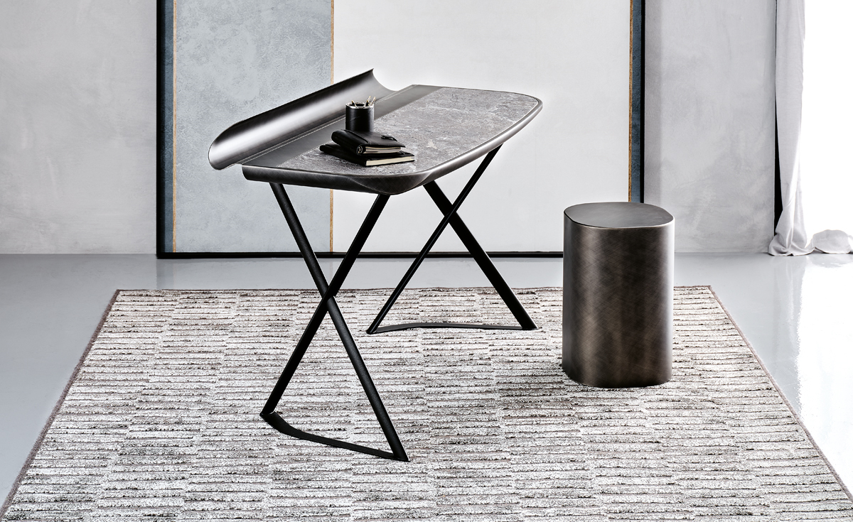 Cattelan Italia Письменный стол Cocoon Keramik KM13 Arenal / brushed grey от Cattelan Italia — в интерьере