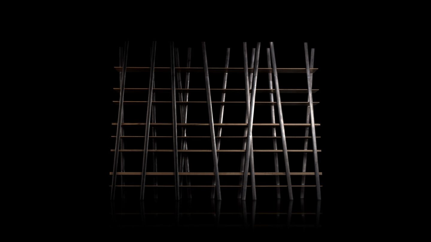 Henge Стеллаж Cage Layer от Henge — в интерьере