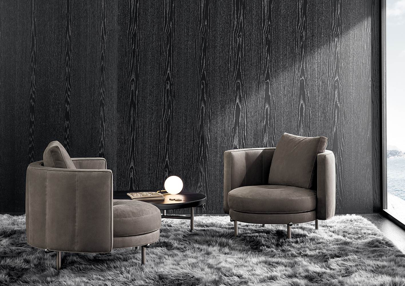 Minotti Кресло Torii от Minotti — в интерьере