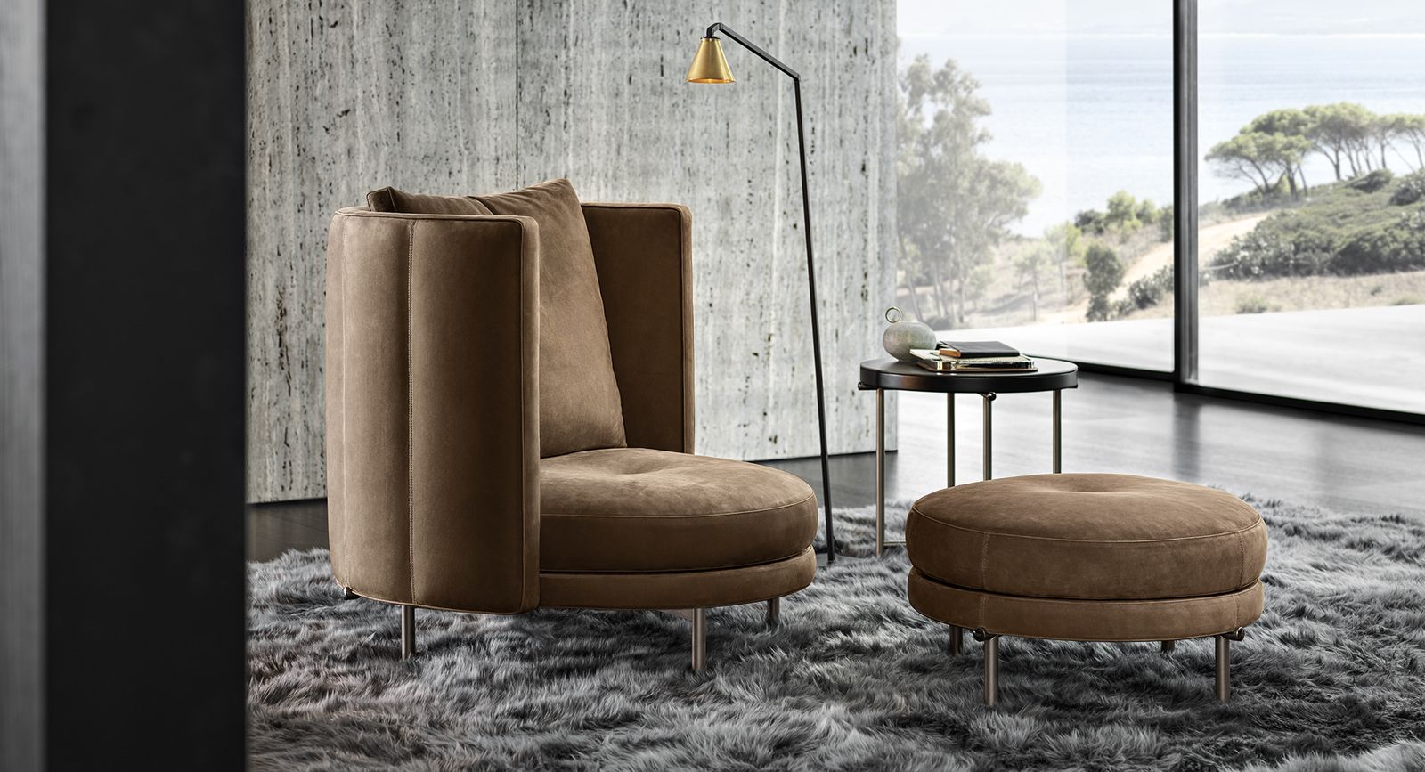 Minotti Кресло Torii от Minotti — в интерьере
