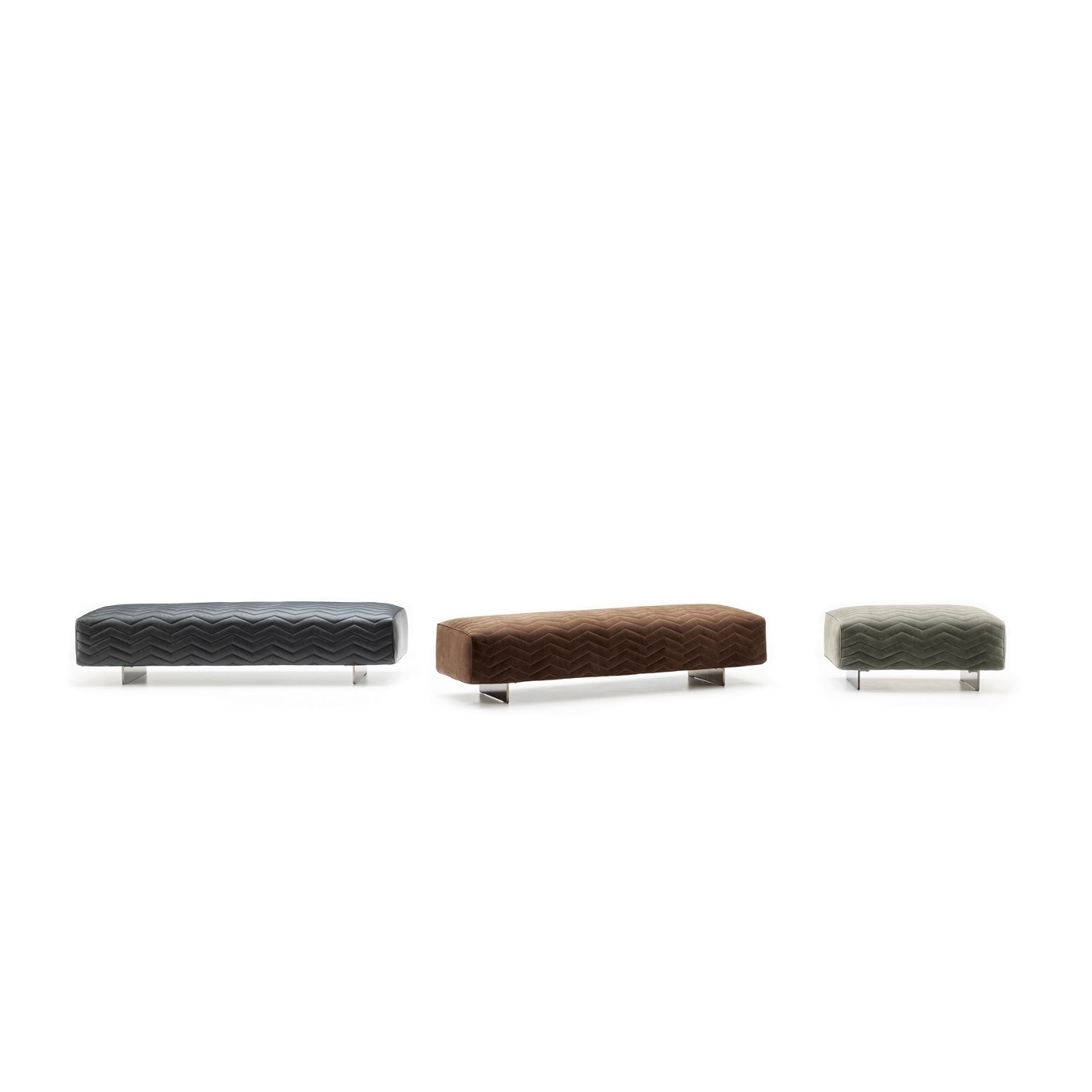 Minotti Банкетка Quincy Chevron от Minotti