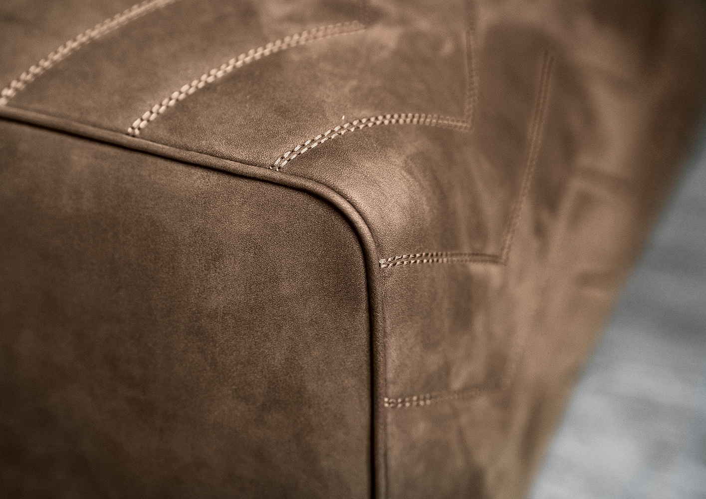 Minotti Банкетка Quincy Chevron от Minotti — в интерьере
