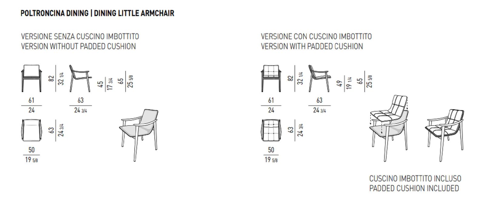 Minotti Стул Fynn "Dining" от Minotti