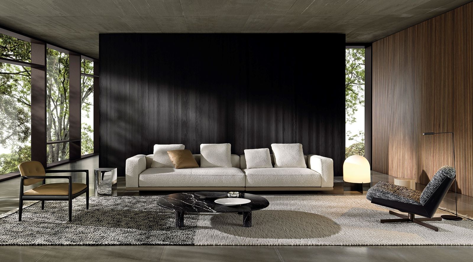 Minotti Диван Horizonte от Minotti — в интерьере