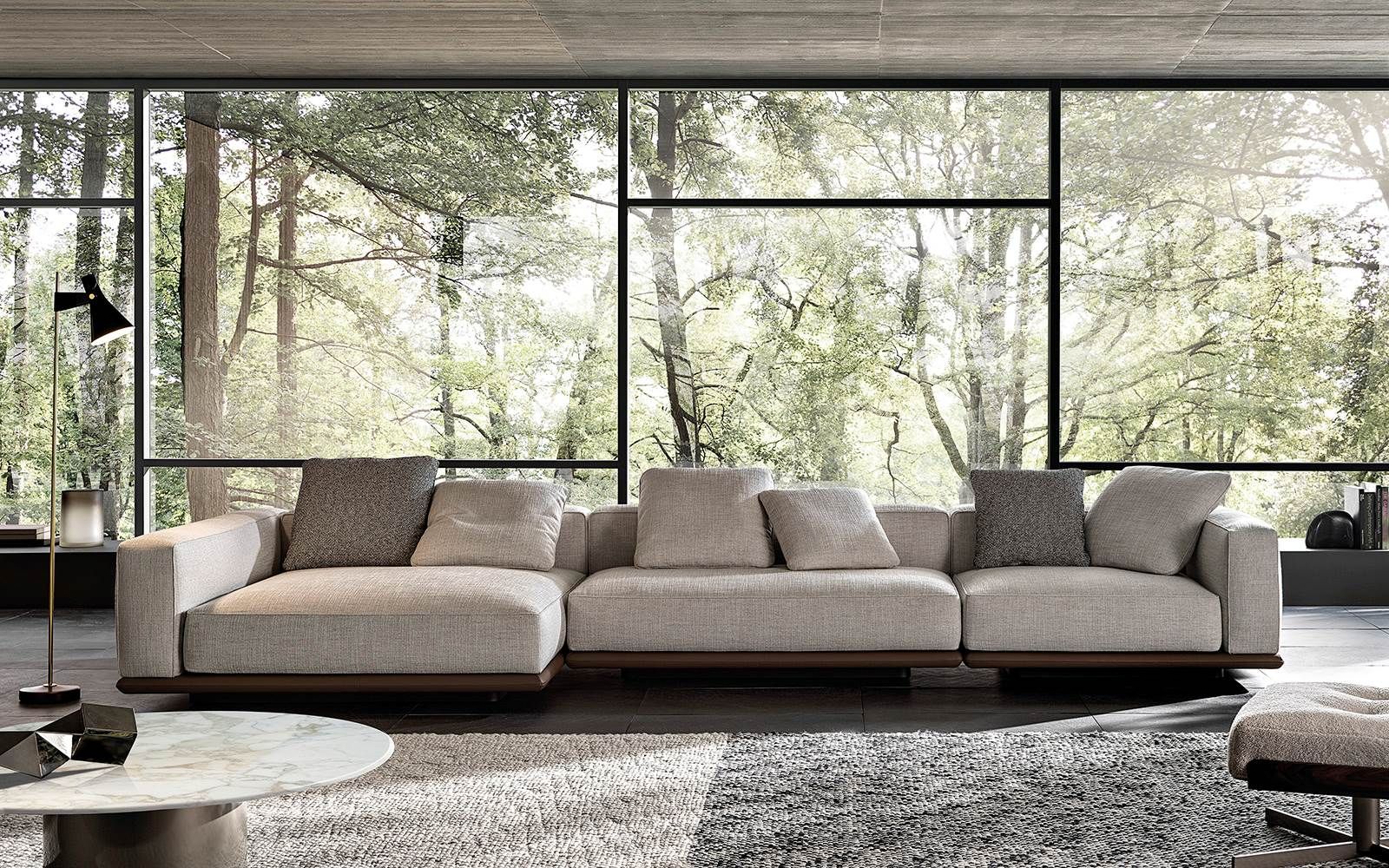 Minotti Диван Horizonte от Minotti — в интерьере