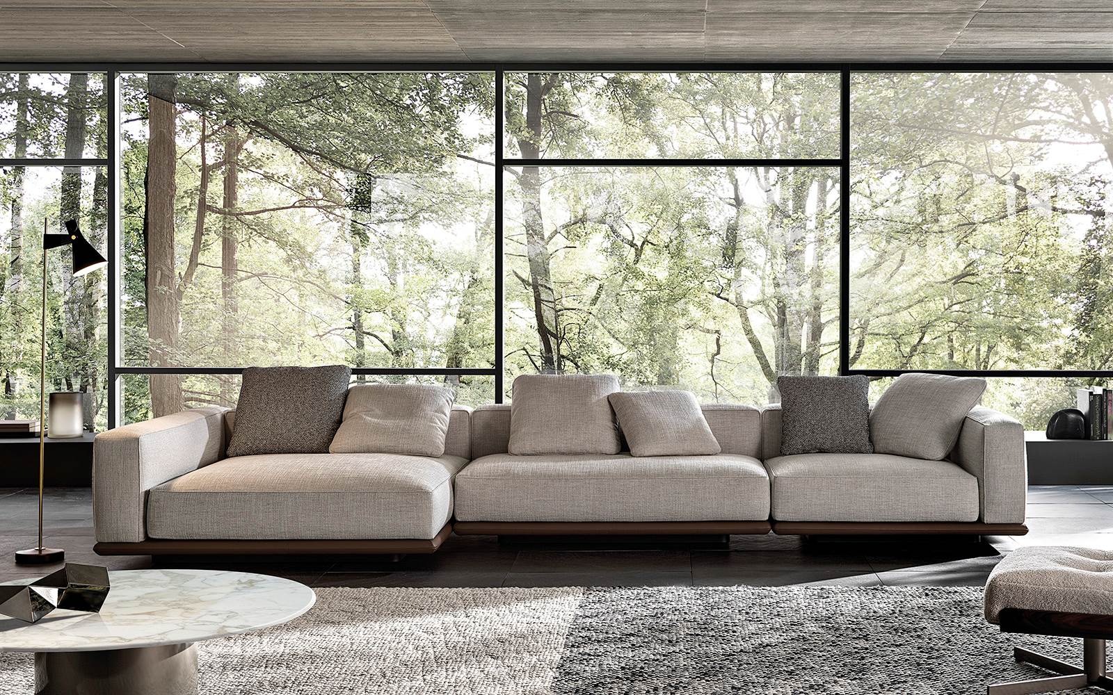 Minotti Диван Horizonte от Minotti — в интерьере