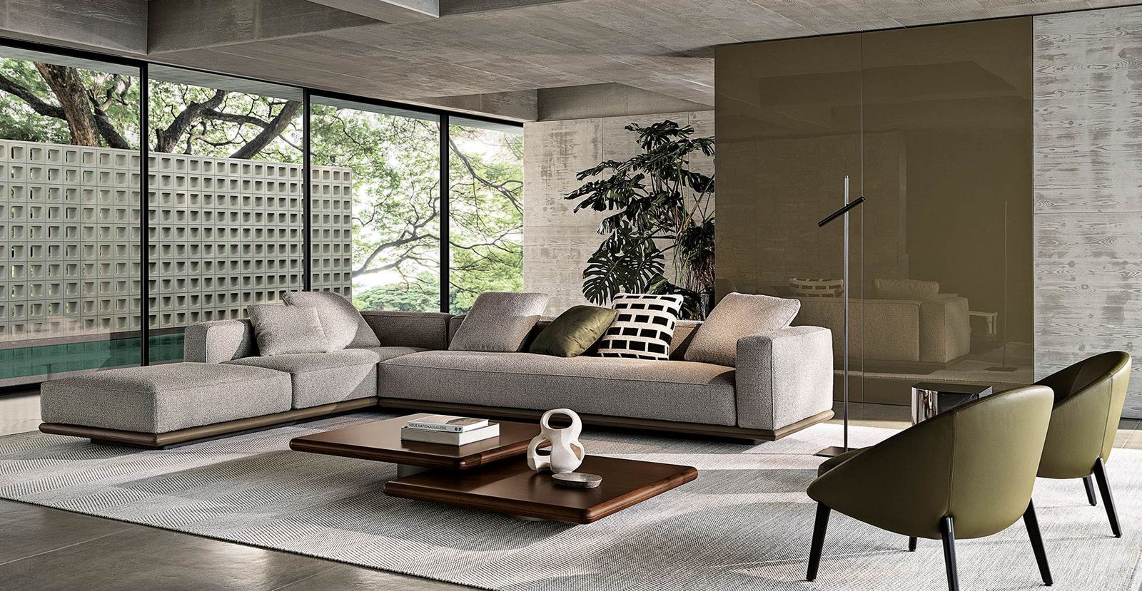 Minotti Диван Horizonte от Minotti — в интерьере