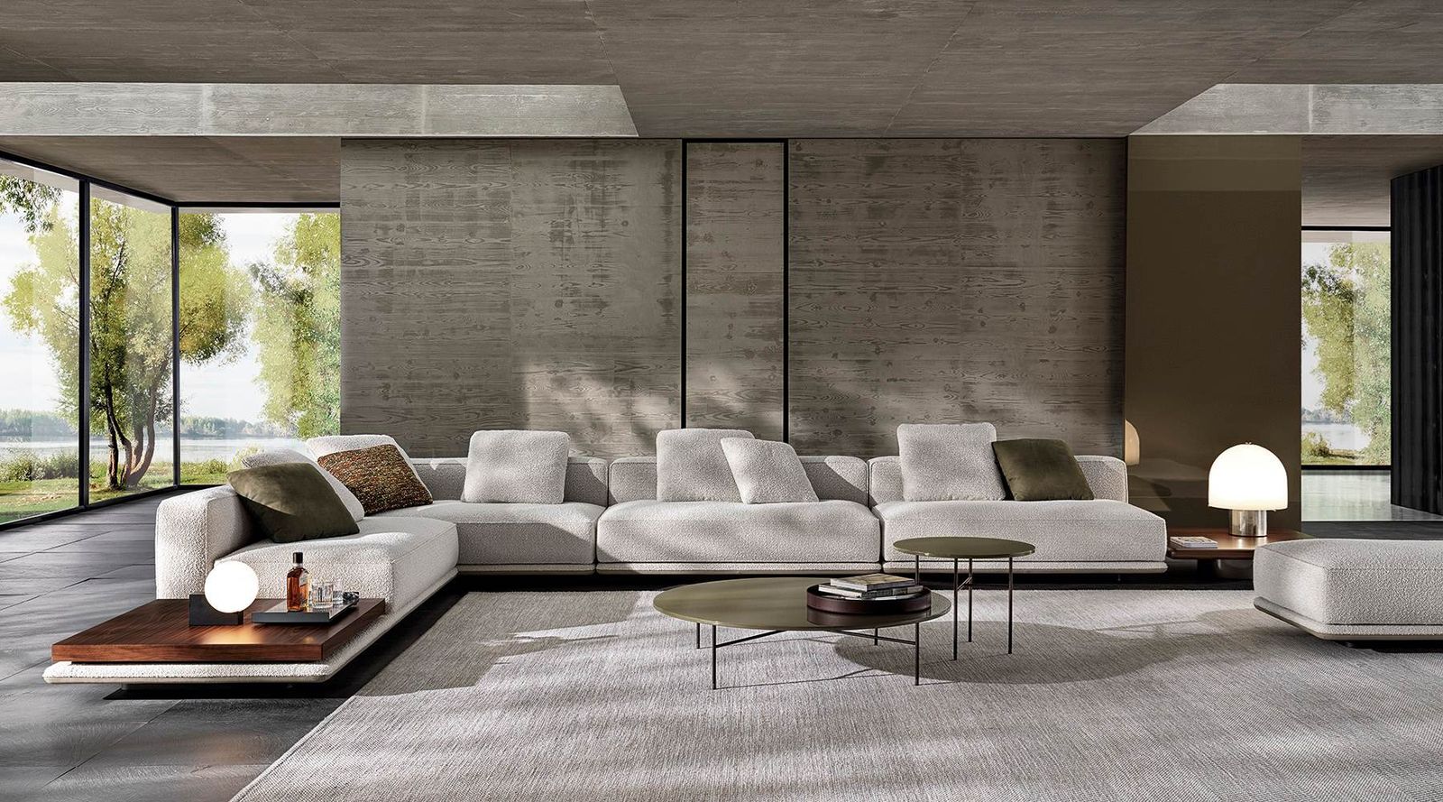 Minotti Диван Horizonte от Minotti — в интерьере