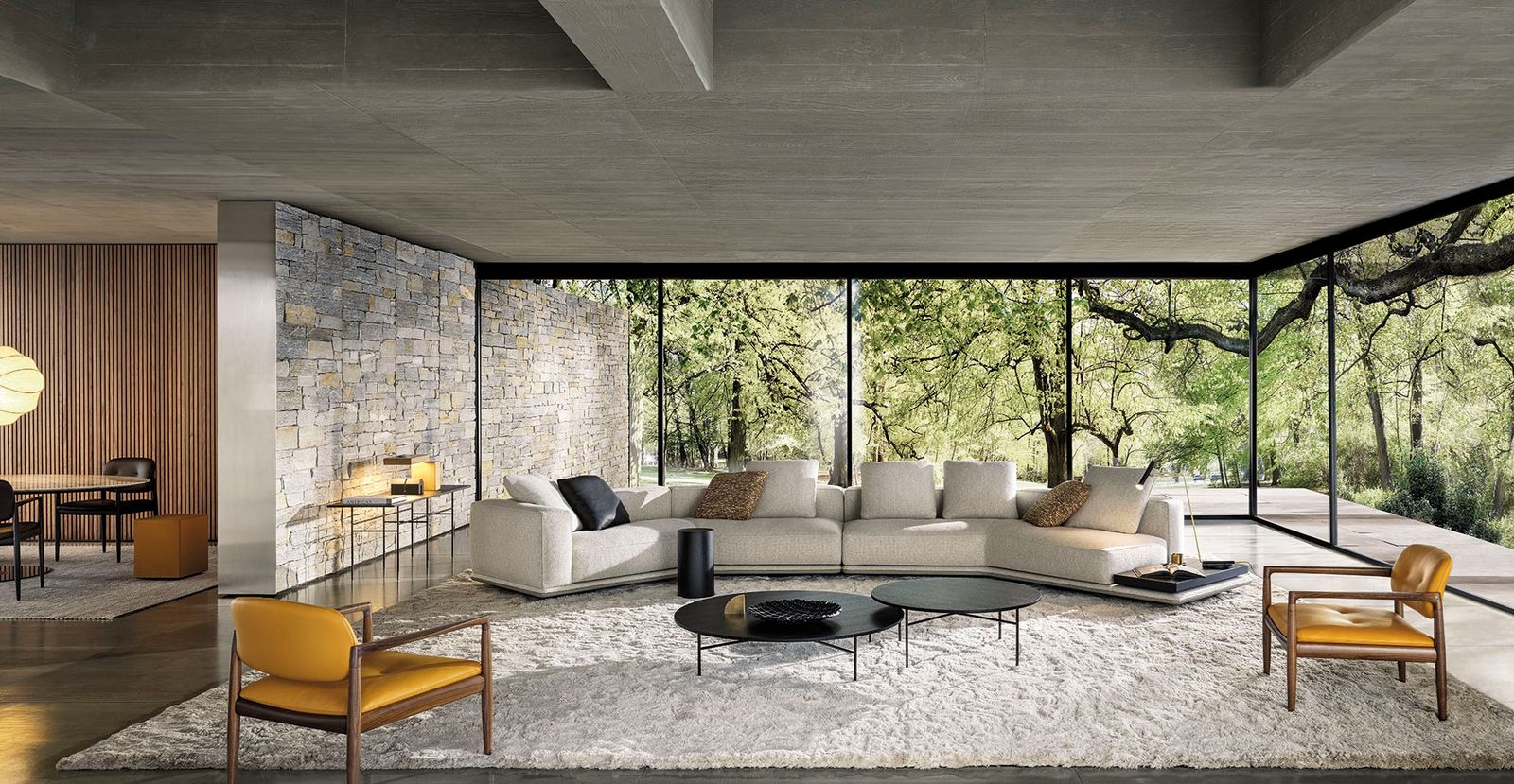 Minotti Диван Horizonte от Minotti — в интерьере