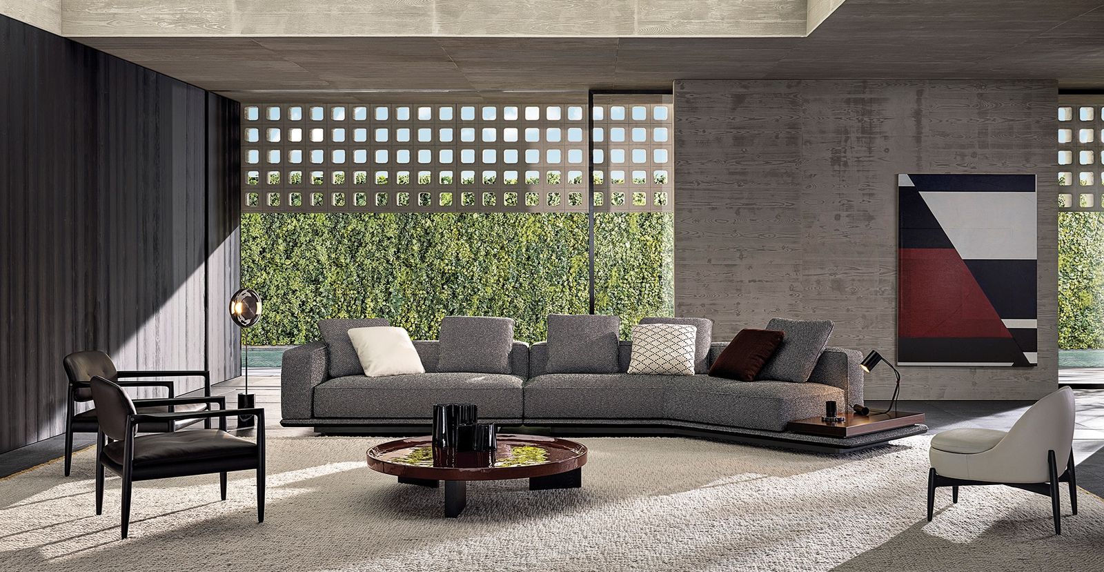 Minotti Диван Horizonte от Minotti — в интерьере