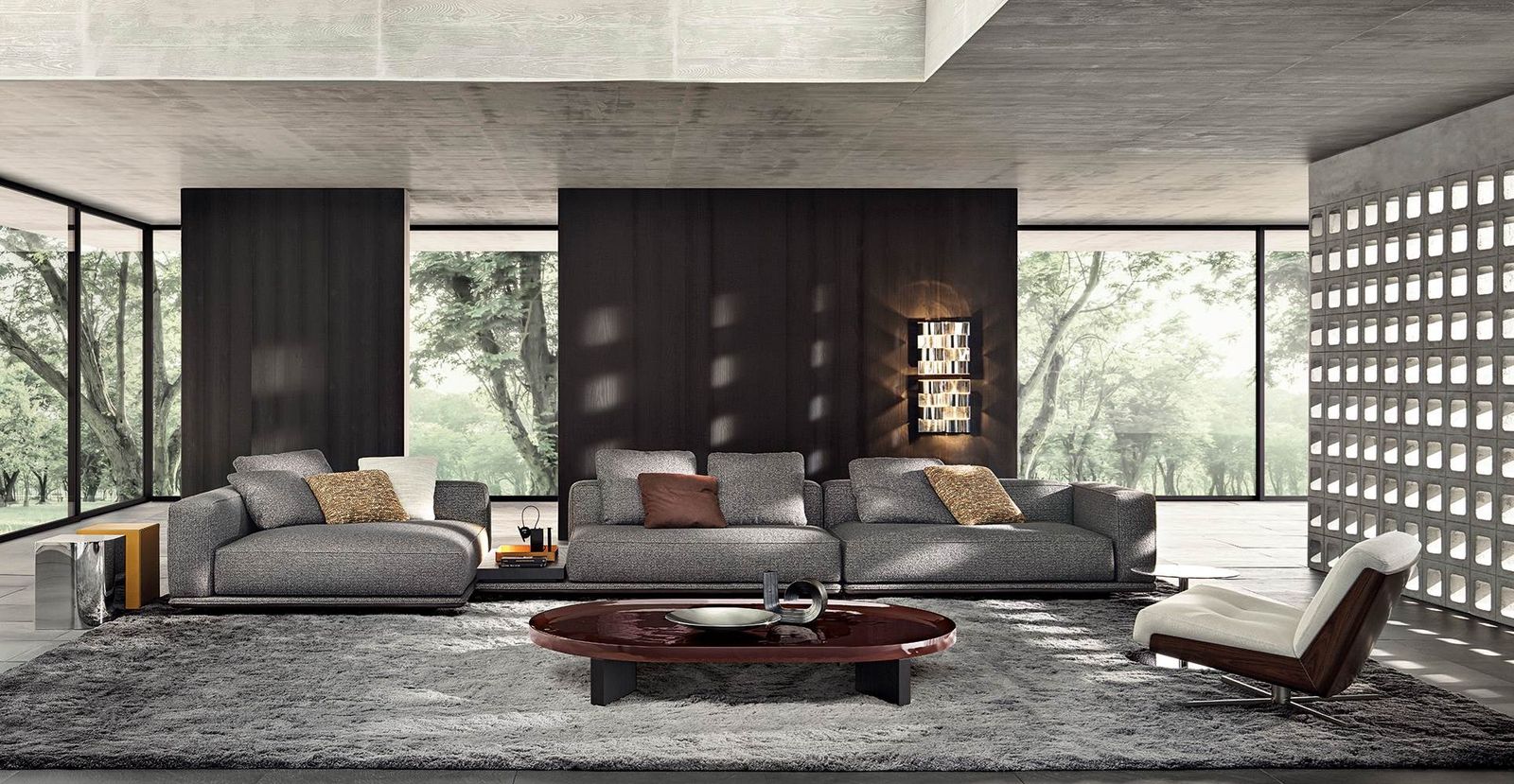 Minotti Диван Horizonte от Minotti — в интерьере