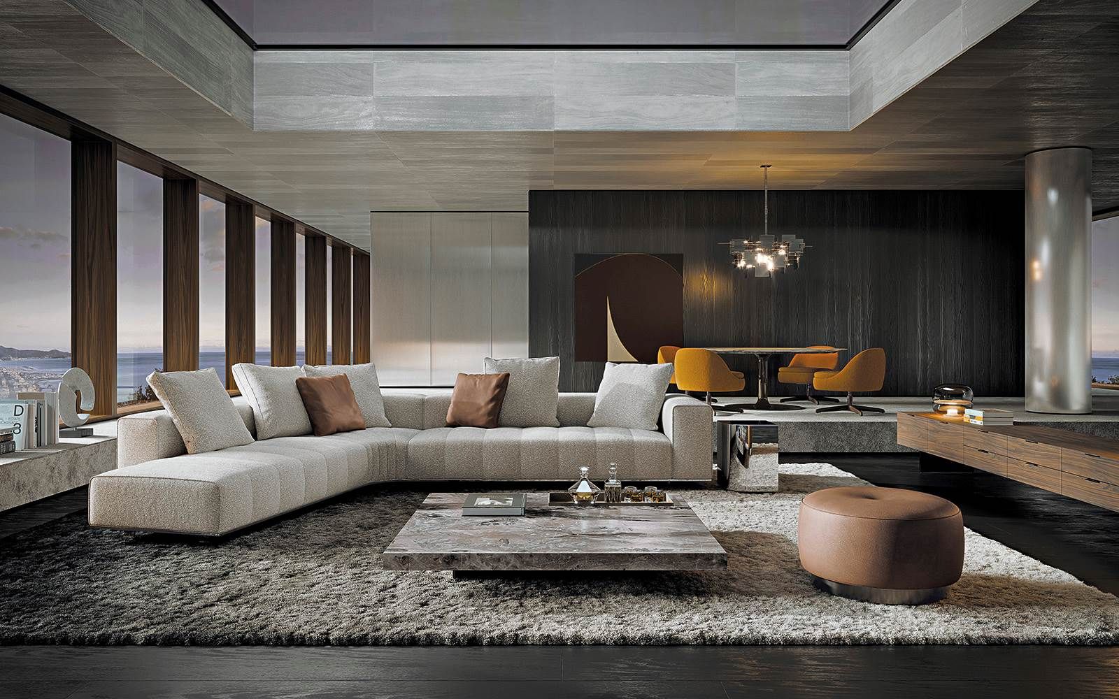 Minotti Диван Goodman от Minotti — в интерьере