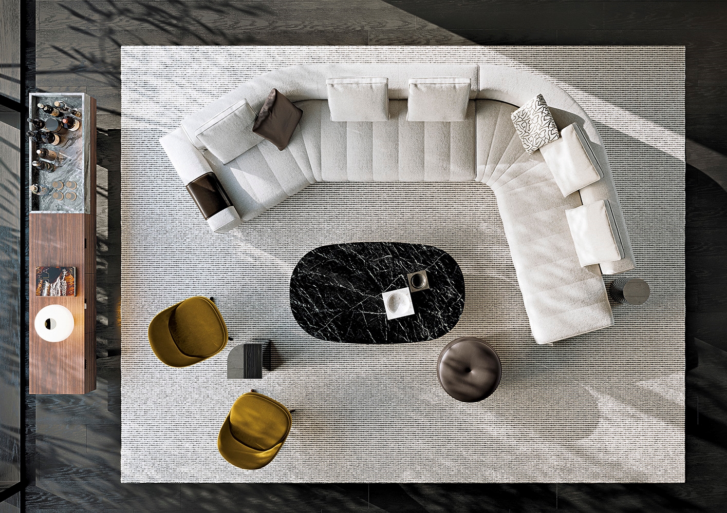 Minotti Диван Goodman от Minotti — в интерьере