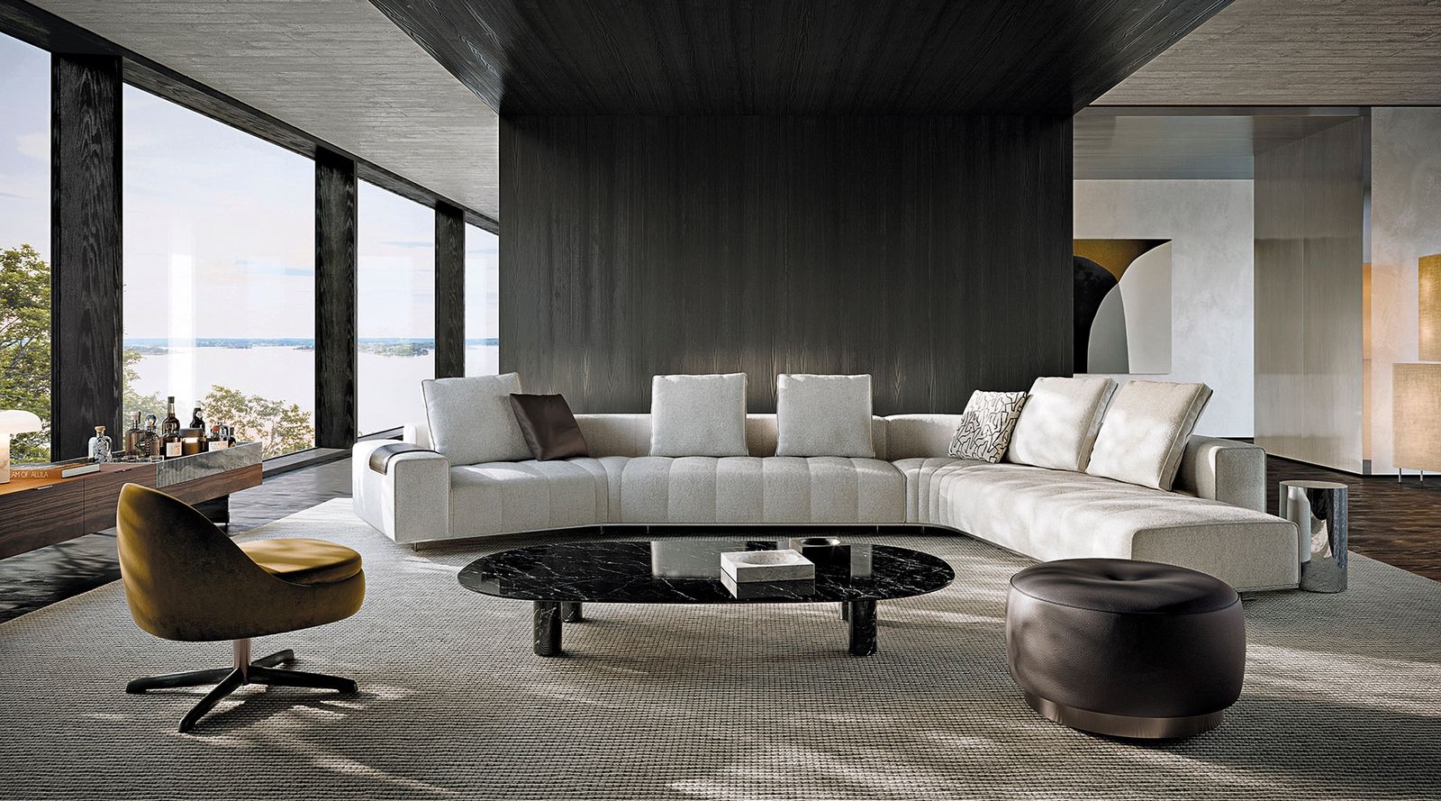 Minotti Диван Goodman от Minotti — в интерьере