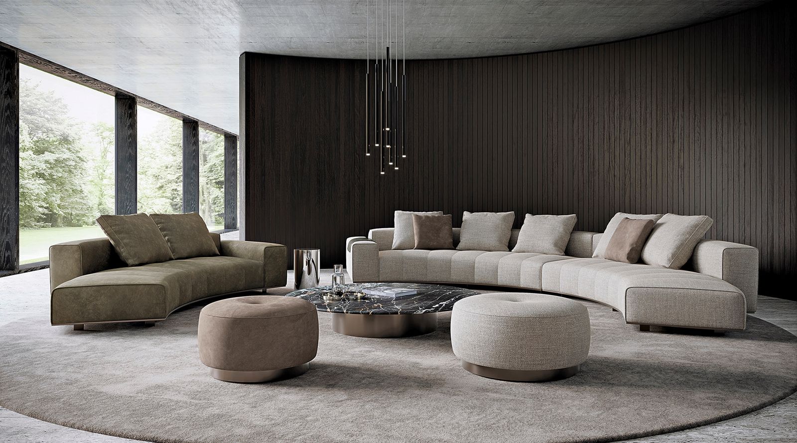 Minotti Диван Goodman от Minotti — в интерьере
