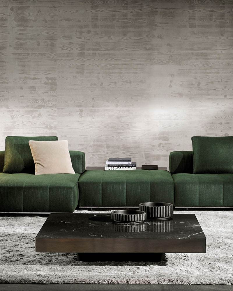 Minotti Журнальный столик Solid Steel от Minotti — в интерьере