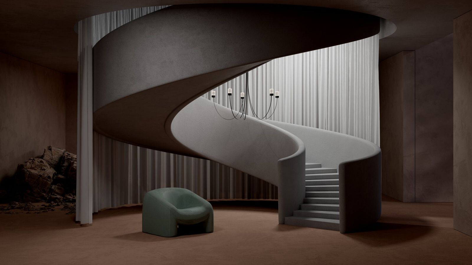Moooi Люстра Gravity от Moooi — в интерьере