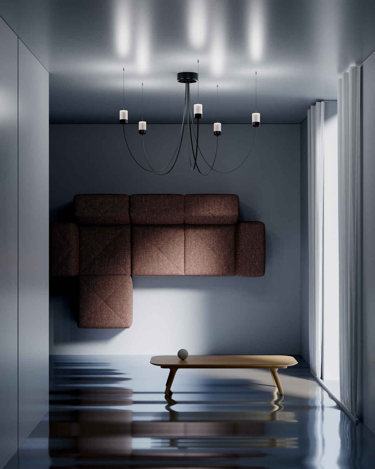 Moooi Люстра Gravity от Moooi — в интерьере