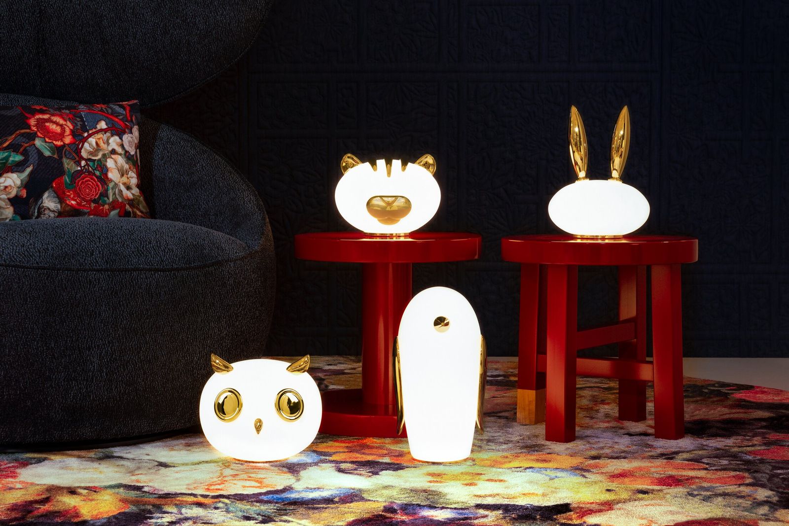 Moooi Настольная лампа Grwoww Tiger от Moooi — в интерьере