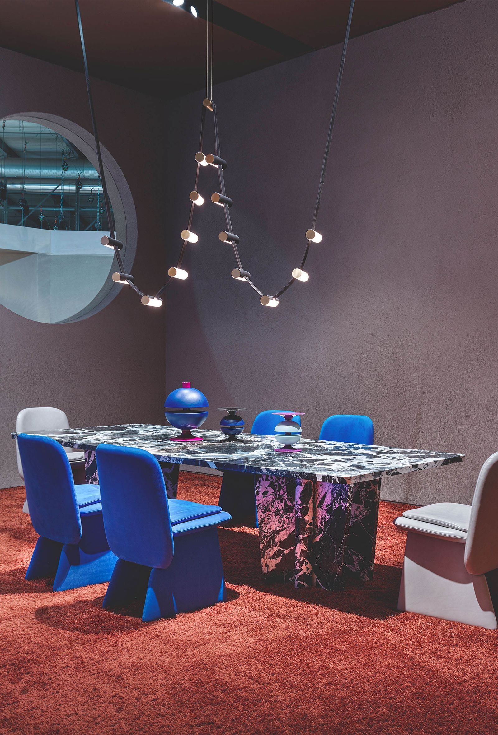 Baxter Стул Jodie Electric Blue от Baxter — в интерьере