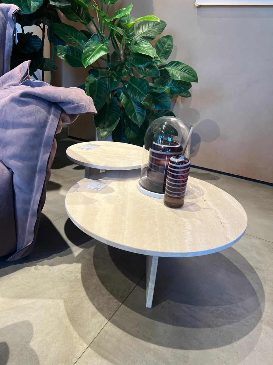Baxter Журнальный столик Tebe Travertino white от Baxter — в интерьере