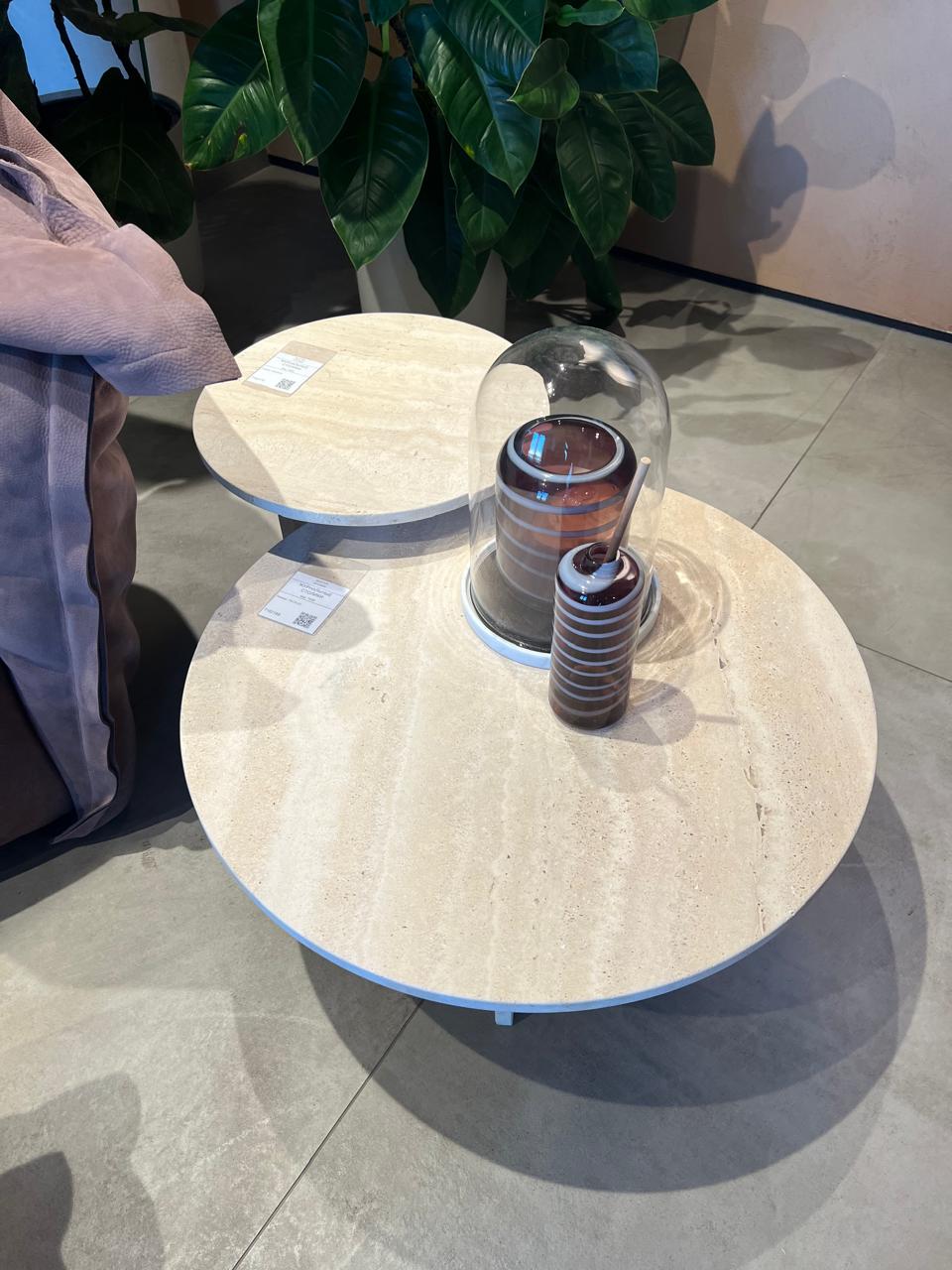 Baxter Журнальный столик Tebe Travertino white от Baxter — в интерьере