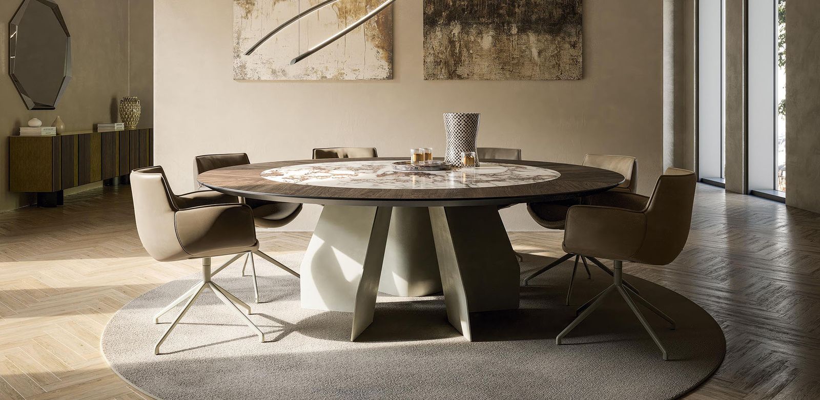 Cattelan Italia Стол Senator круглый от Cattelan Italia — в интерьере