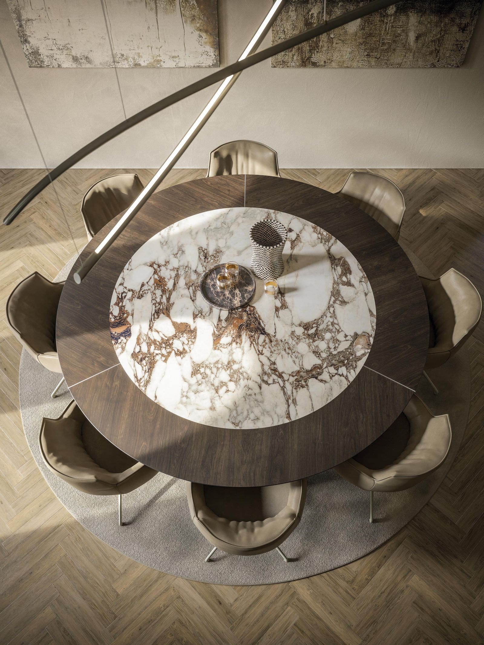 Cattelan Italia Стол Senator круглый от Cattelan Italia — в интерьере