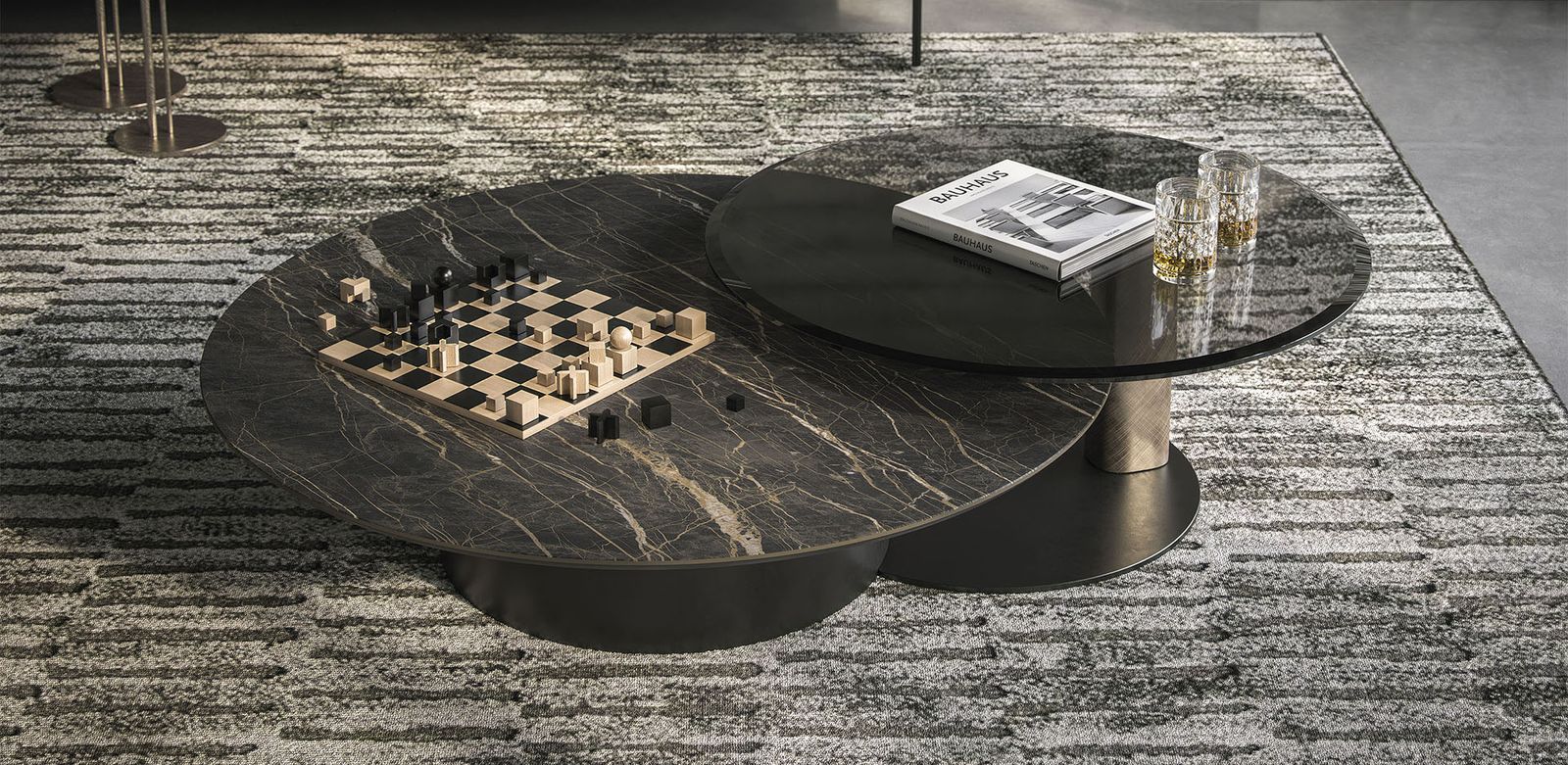 Cattelan Italia Журнальный столик Arena d90/100 от Cattelan Italia — в интерьере