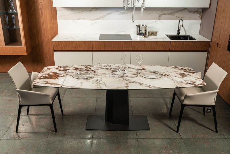 Cattelan Italia Стол Duffy Keramik Drive Marmi KM12 Breccia от Cattelan Italia