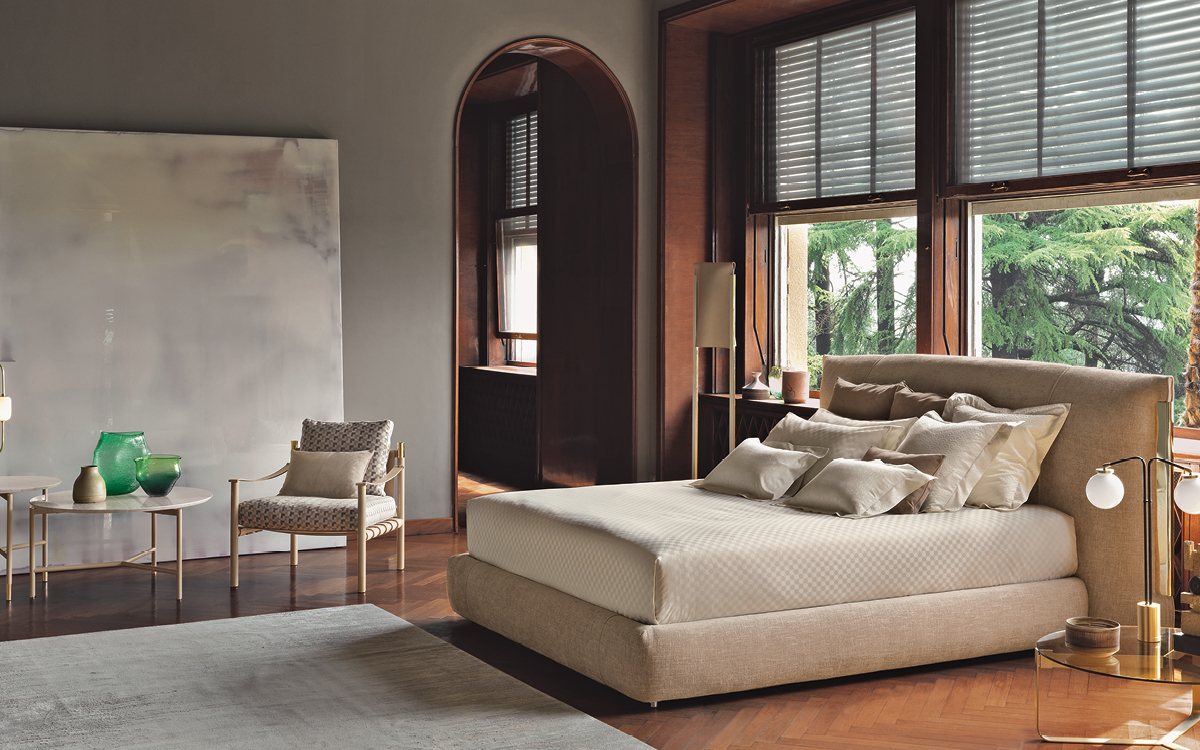 Flou Кровать Amal Seattle 568 от Flou — в интерьере