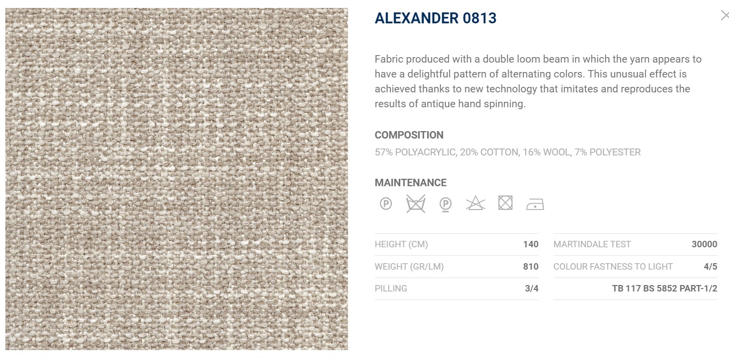 Flou Диван Fiocco Alexander 813 от Flou