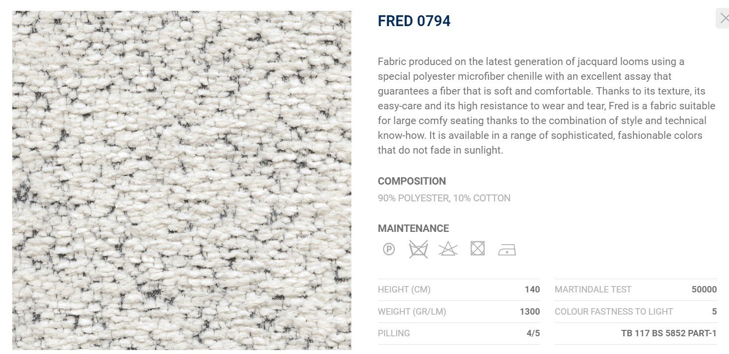 Flou Диван Fiocco Fred 794 от Flou