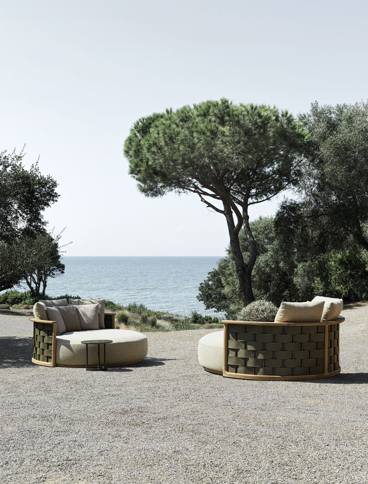 Molteni&C Уличный диван Palinfrasca от Molteni & C — в интерьере