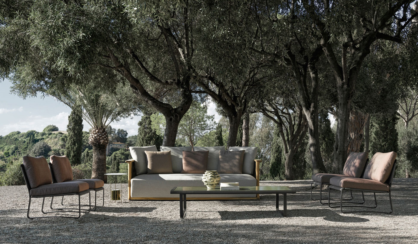 Molteni&C Уличный диван Palinfrasca от Molteni & C — в интерьере